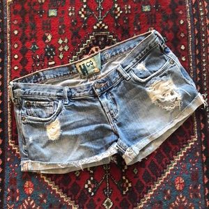 Hollister jean shorts